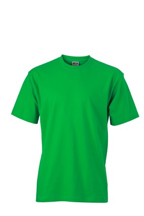 HerrenT-Shirt James & Nicholson Polo Shirt Round T Medium Rundhals Baumwolle 
