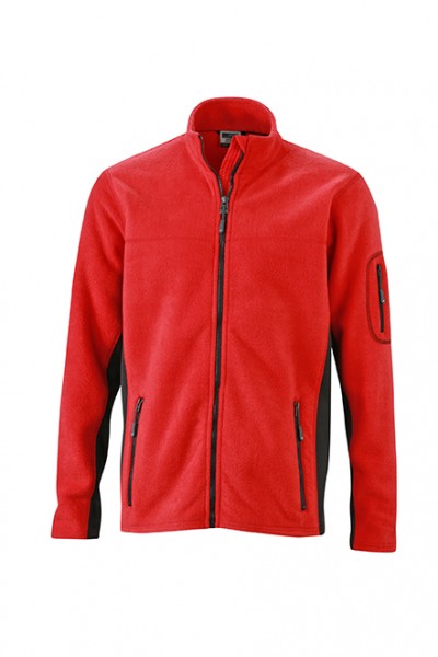 Men's Workwear Fleece Jacket | James & Nicholson
