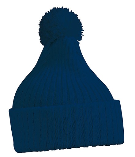 Knitted Cap with Pompon | myrtle beach
